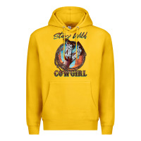 Lemon Stay Wild Cowgirl Premium Hoodie - FaDigitalArtStudio