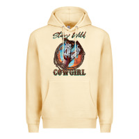 Pina Colada Stay Wild Cowgirl Premium Hoodie - FaDigitalArtStudio