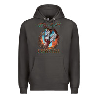Smoke Stay Wild Cowgirl Premium Hoodie - FaDigitalArtStudio