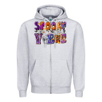 Spooky Vibes Zipper Hoodie | Teevron
