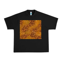 Black glitter cowhide Urban Heavy Tee - TumblerDesignByShophia
