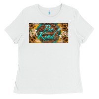 White be kind bees license plate Ladies Tee - Artiststas