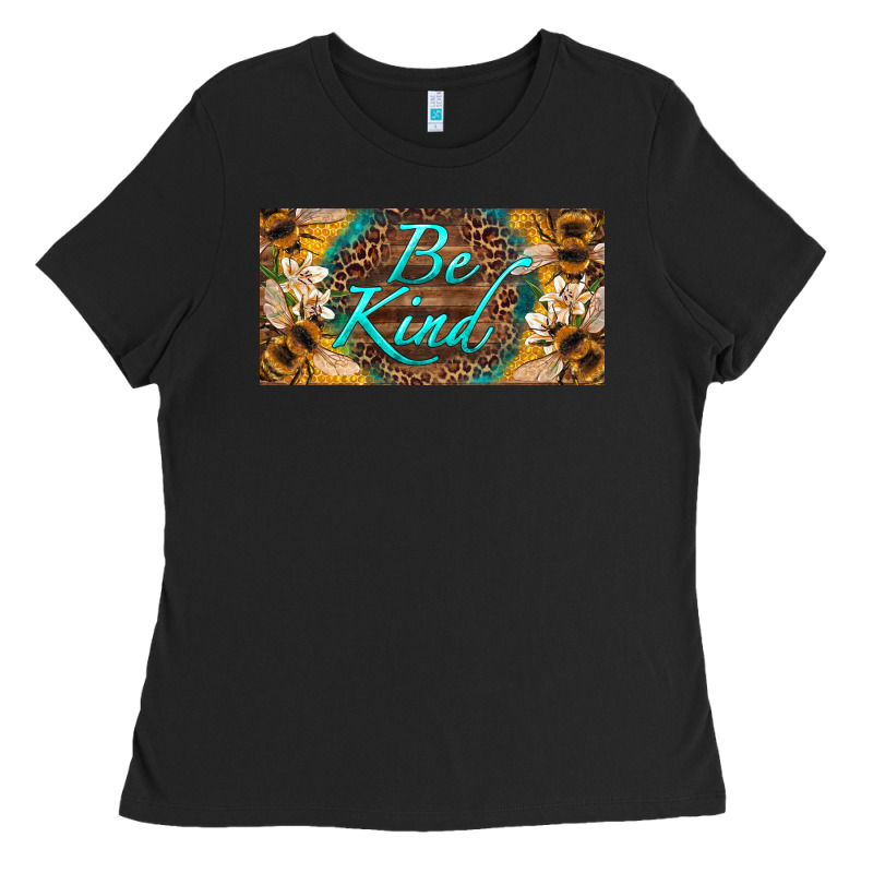 Be Kind Bees License Plate Ladies Tee by Artiststas | Teevron