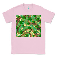 Bubblegum Pink shamrock leopard Classic Tee - RanaPortraitStore