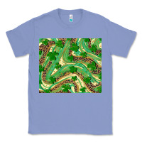 Colony Blue shamrock leopard Classic Tee - RanaPortraitStore