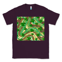 Plum shamrock leopard Classic Tee - RanaPortraitStore