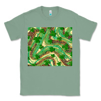 Sage shamrock leopard Classic Tee - RanaPortraitStore