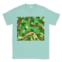 Seafoam shamrock leopard Classic Tee - RanaPortraitStore