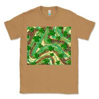 Toasted Coconut shamrock leopard Classic Tee - RanaPortraitStore