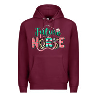 Burgundy future nurse Premium Hoodie - RanaPortraitStore