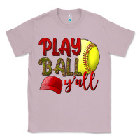 Lilac Play ball y'all Softball Classic Tee - NancyCooperArtShop