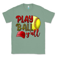 Sage Play ball y'all Softball Classic Tee - NancyCooperArtShop