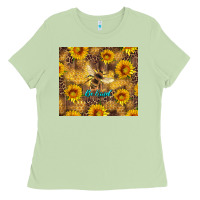 Be Kind Bee And Sunflowers Ladies Tee | Teevron