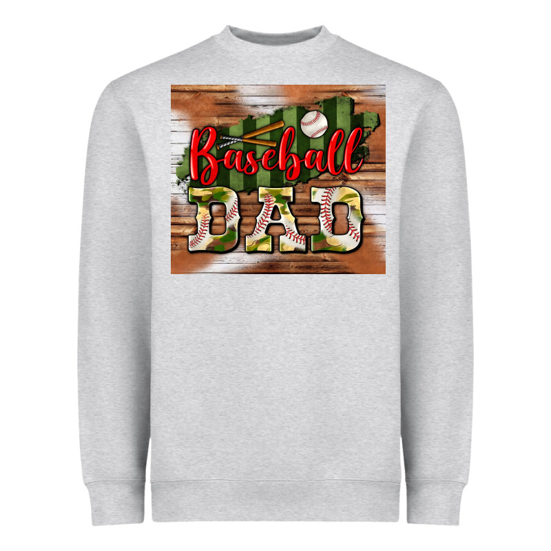 Baseball Dad Tumbler Heavyweight Sweatshirt by BundleAndBundleShop | Teevron
