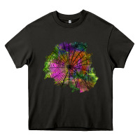 Asphalt halloween spider web for patches Heavy Core Tee - BundleAndBundleShop