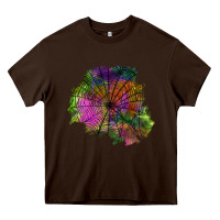 Chocolate Brown halloween spider web for patches Heavy Core Tee - BundleAndBundleShop