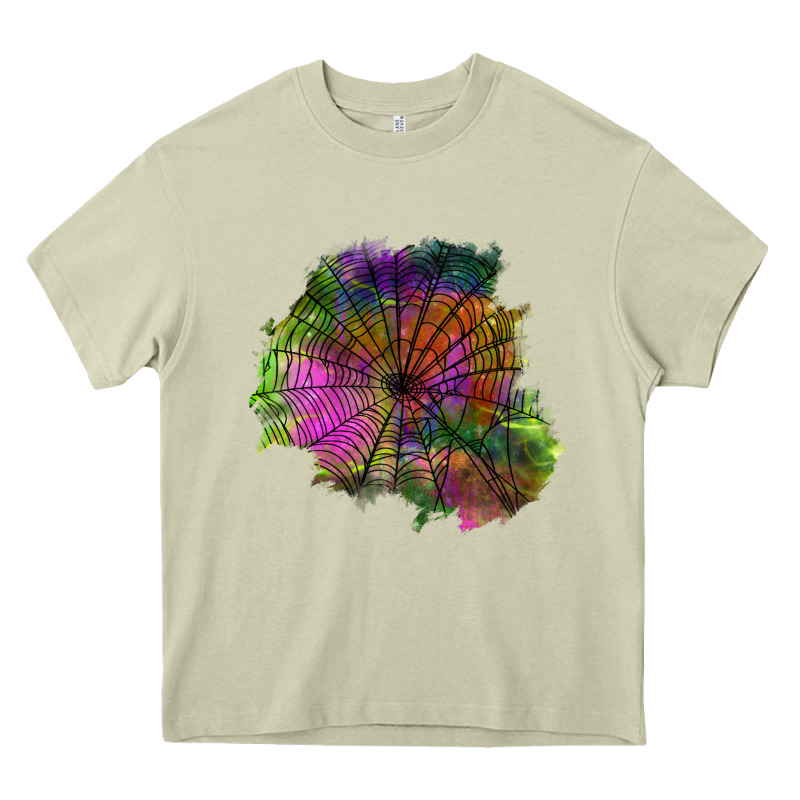 Halloween Spider Web For Patches Heavy Core Tee by BundleAndBundleShop | Teevron