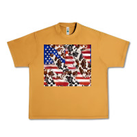 Peanut Butter cowhide amerikan flag Urban Heavy Tee - TumblerDesignByShophia
