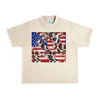 Sandshell cowhide amerikan flag Urban Heavy Tee - TumblerDesignByShophia