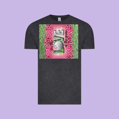 For The Love Of The Game With Golf Tumbler Tbs Vintage Tee Designed By Tumblerdesignbyshophia