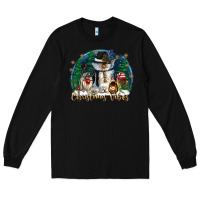 Black christmas vibes Long Sleeve Tee - CowGirlArtShop