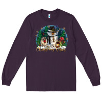 Plum christmas vibes Long Sleeve Tee - CowGirlArtShop