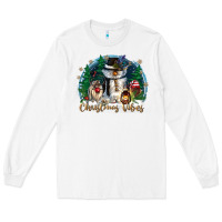 White christmas vibes Long Sleeve Tee - CowGirlArtShop