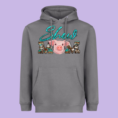 Show Mom Pig Heavyweight Hoodie Designed By Artiststas