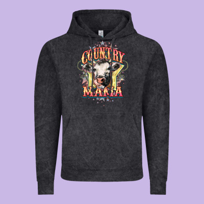 Country Mama Vintage Hoodie Designed By Howdyjamesfarm