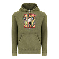 Vintage Olive Country Mama Vintage Hoodie - HowdyJamesFarm