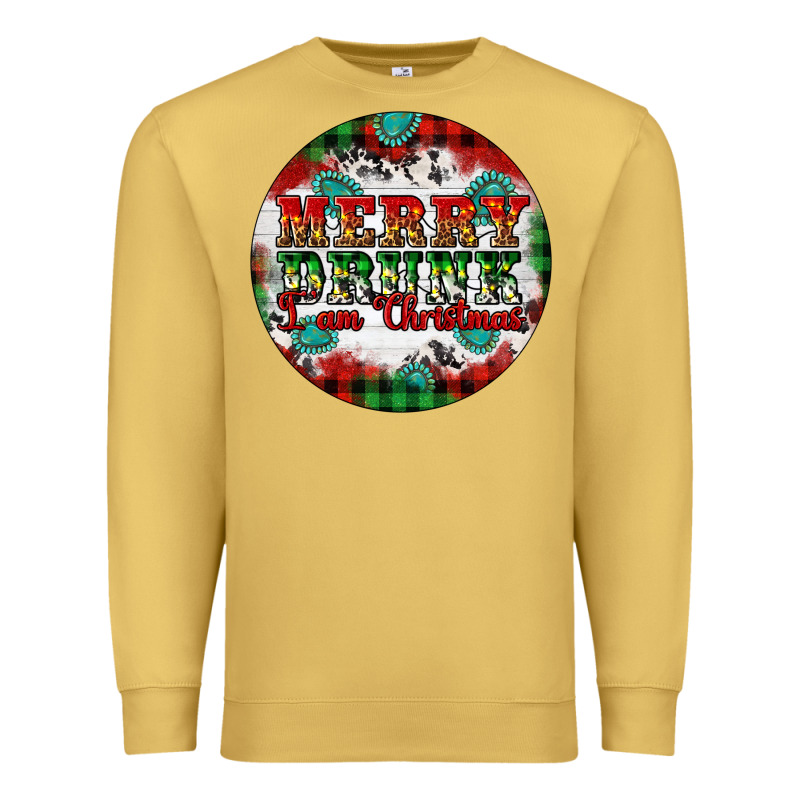 Merry Drunk I'am Christmas Premium Sweatshirt by Artiststas | Teevron
