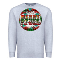 Heather Grey Merry Drunk I'am Christmas Premium Sweatshirt - Artiststas