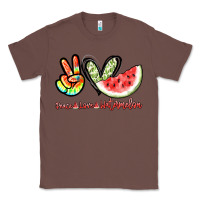 Chestnut Peace love watermelon Classic Tee - NancyCooperArtShop