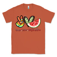 Copper Peace love watermelon Classic Tee - NancyCooperArtShop