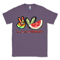 Lavender Peace love watermelon Classic Tee - NancyCooperArtShop