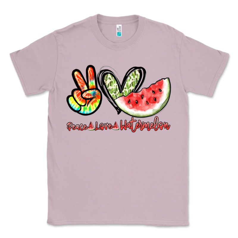 Peace Love Watermelon Classic Tee by NancyCooperArtShop | Teevron