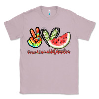 Lilac Peace love watermelon Classic Tee - NancyCooperArtShop