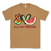 Toasted Coconut Peace love watermelon Classic Tee - NancyCooperArtShop