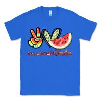 True Royal Peace love watermelon Classic Tee - NancyCooperArtShop