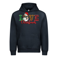 Navy love christmas snowman Urban Hoodie - BarkalooDesign