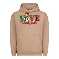 Pigment Burro love christmas snowman Urban Hoodie - BarkalooDesign
