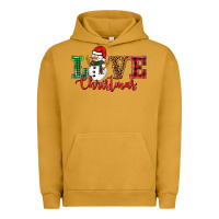 Pigment Peanut Butter love christmas snowman Urban Hoodie - BarkalooDesign