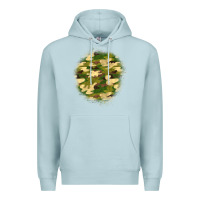 Blue Mist camouflage patch 2 Premium Hoodie - BundleAndBundleShop