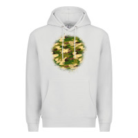Dove Grey camouflage patch 2 Premium Hoodie - BundleAndBundleShop
