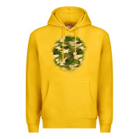 Lemon camouflage patch 2 Premium Hoodie - BundleAndBundleShop