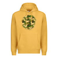 Mustard camouflage patch 2 Premium Hoodie - BundleAndBundleShop