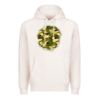 Pale Pink camouflage patch 2 Premium Hoodie - BundleAndBundleShop