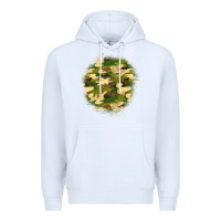 White camouflage patch 2 Premium Hoodie - BundleAndBundleShop