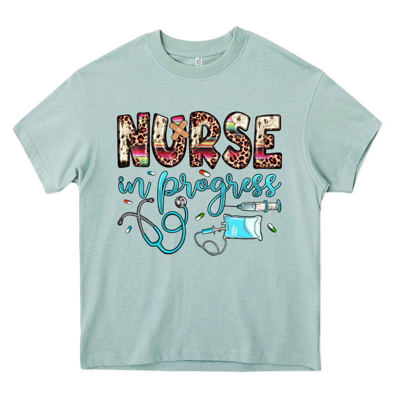 Nurse In Progress Heavy Core Tee by JahusDesignShop | Teevron