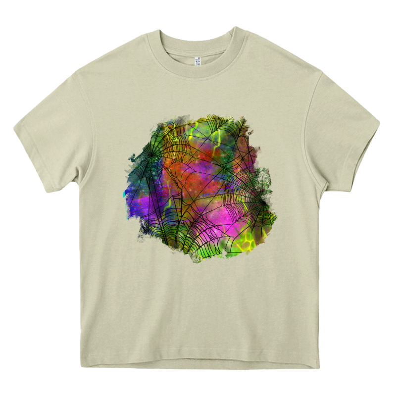 Halloween Spider Web For Patches Heavy Core Tee by BundleAndBundleShop | Teevron